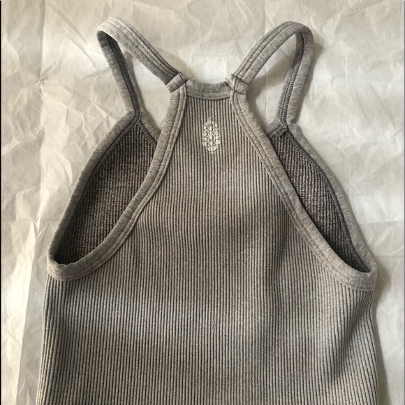 NWOT Free People Movement Grey tank top. Size XS. - Picture 4 of 9